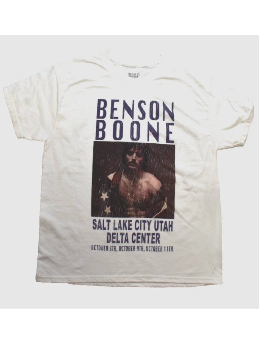 Benson Boone Womens Salt Lake City Delta Center 3 Nights Tour Shirt New Medium